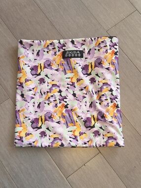 Skida Floral Purple & Yellow Neck Gaiter